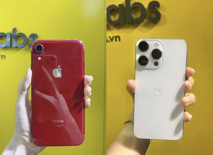 Độ Vỏ iPhone Xr Lên 15 Pro