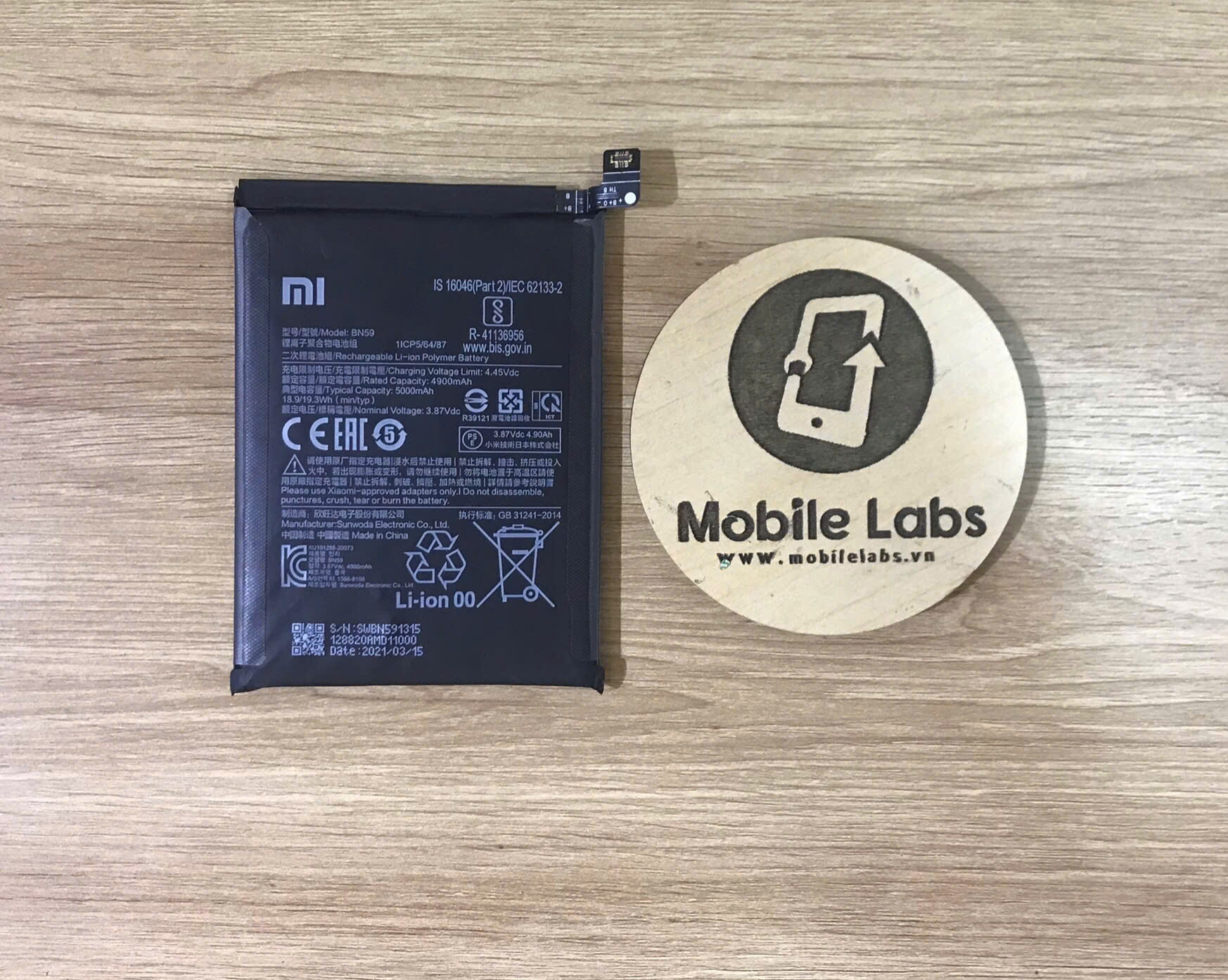 PIN XIAOMI REDMI NOTE 10