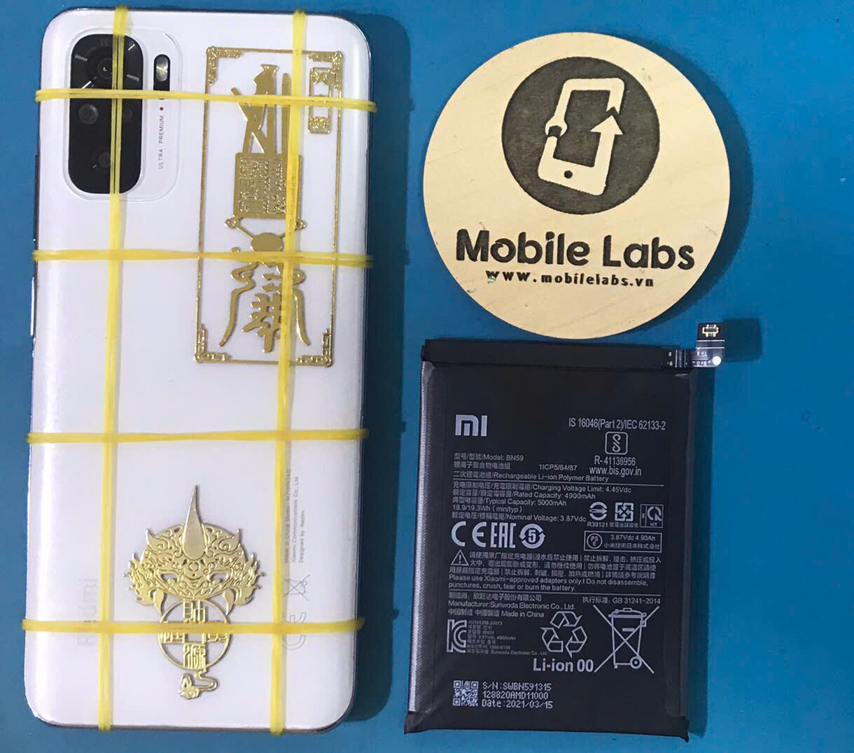 Pin Xiaomi Redmi Note 10 350k