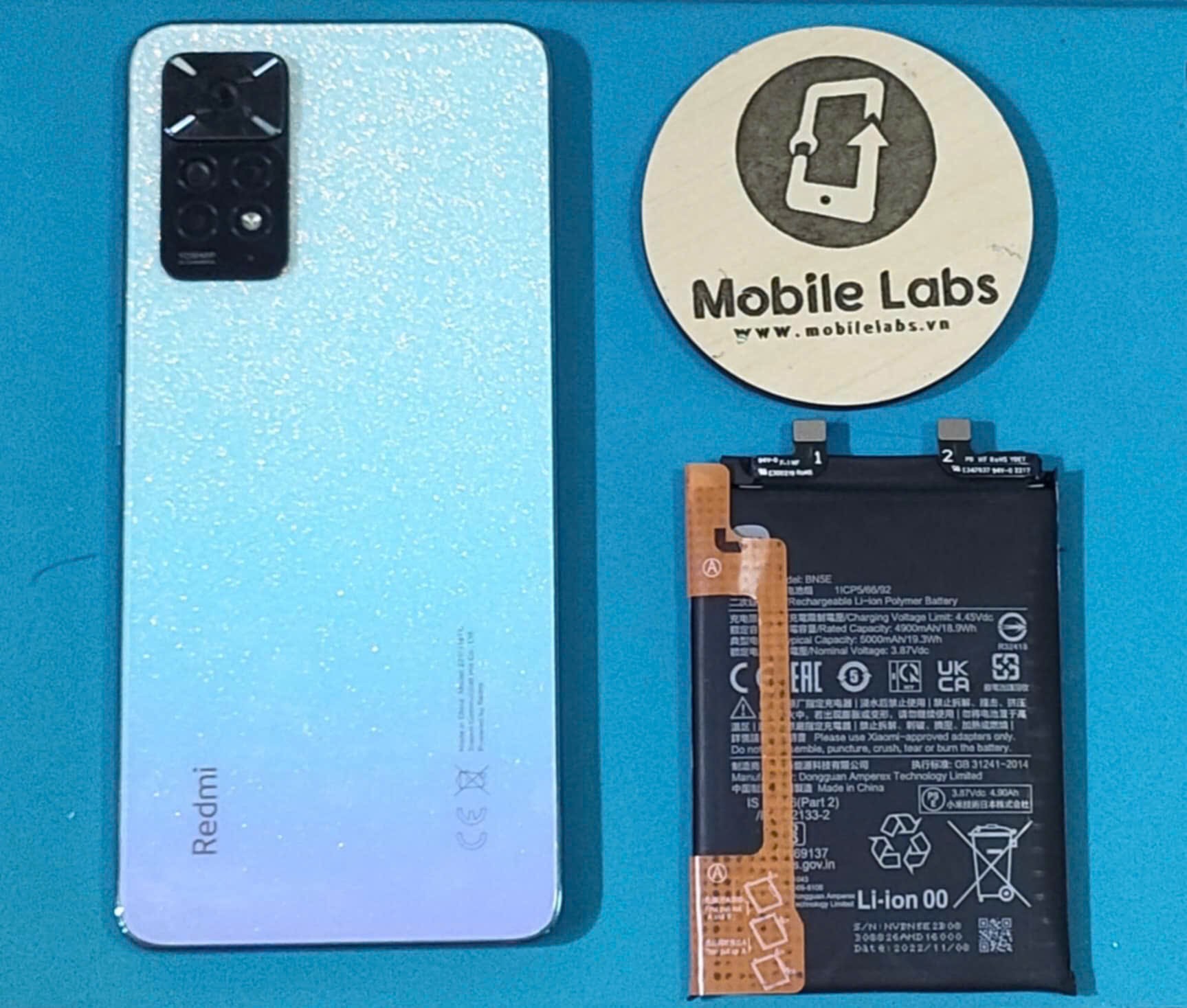 THAY PIN XIAOMI REDMI NOTE 11 PRO 400