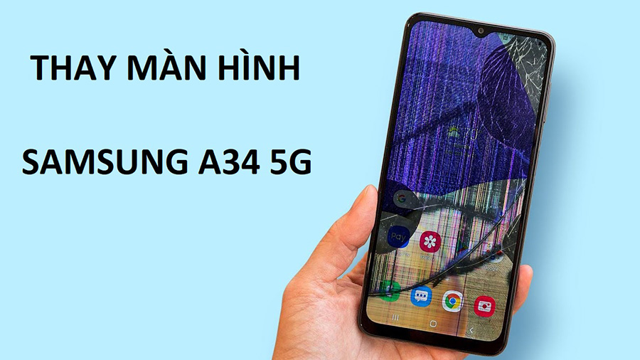 Thay man hinh Samsung A34 5G FoneSmart 2