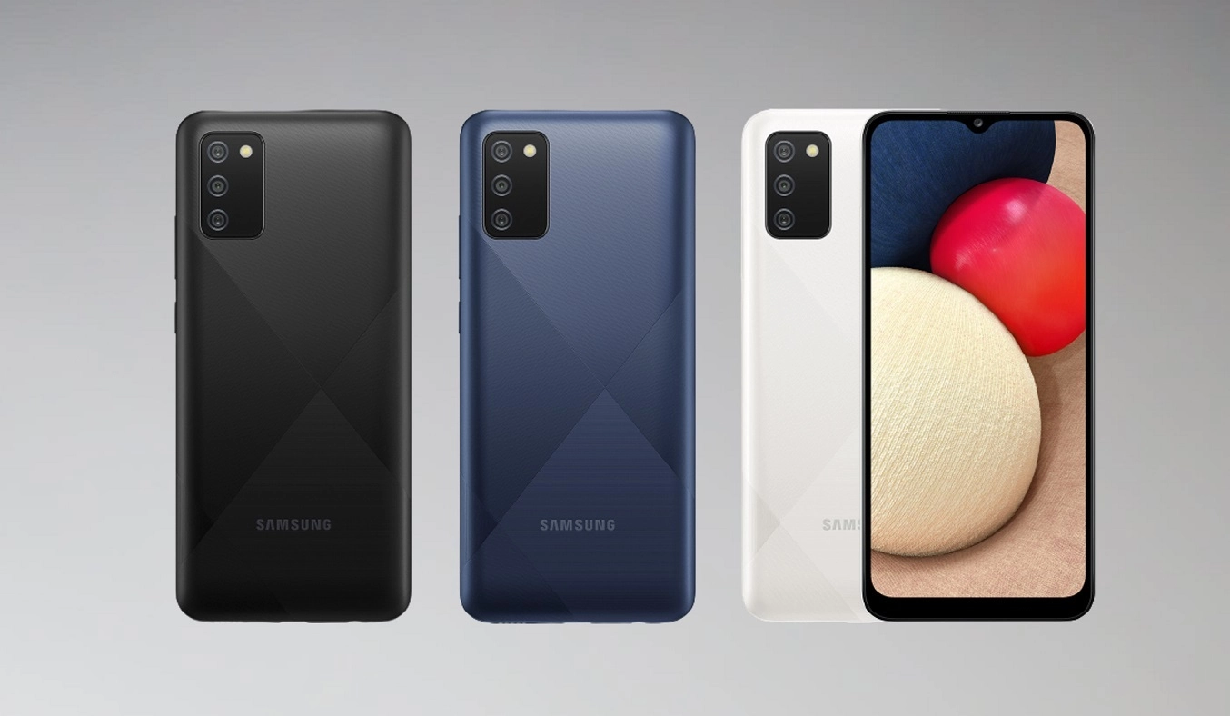 dien thoai samsung galaxy a02s 4gb 64gb xanh thiet ke tre trung
