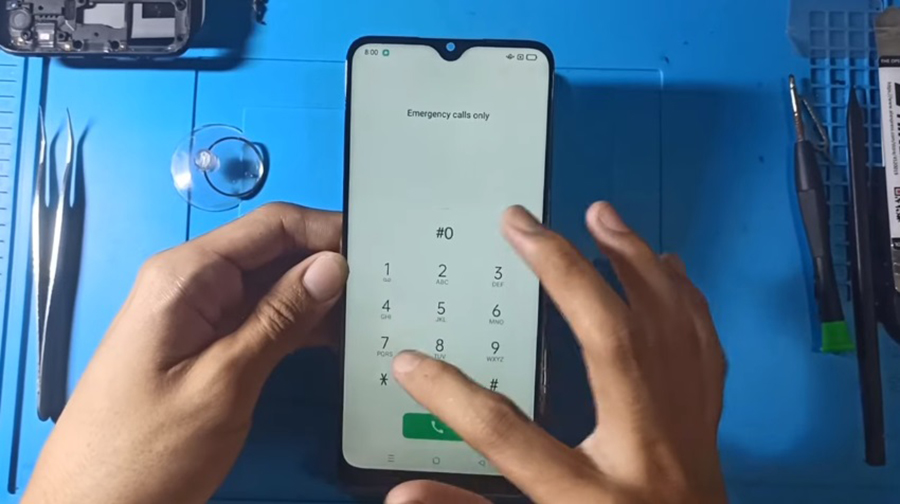 Thay man hinh Oppo A16k Replace 2