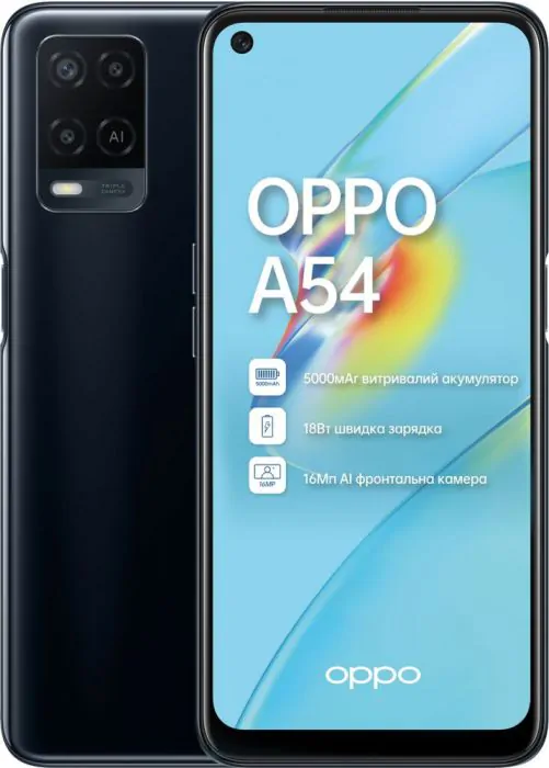 oppo a54 4128gb crystal black foto1