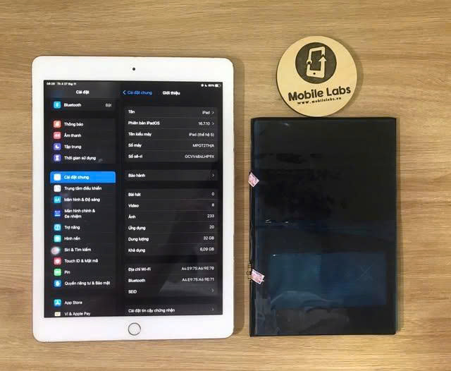 Thay Pin iPad Gen 5 Tại Đà Nẵng – Mobile Labs Uy Tín, Bảo Hành 6 Tháng 5 z7195211011696 6e926879131aab6efcb23752b80a4562