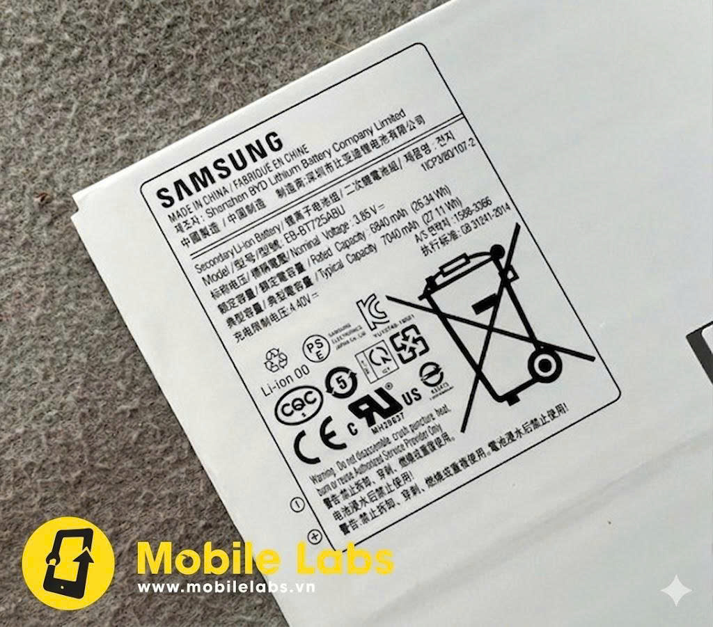 Thay Pin Samsung Galaxy Tab S6 Lite Tại Đà Nẵng - Cam Kết An Toàn, Không Tráo Linh Kiện 5 z7717542751336 9fa11c7c8d401dddaa272c66c2af187e